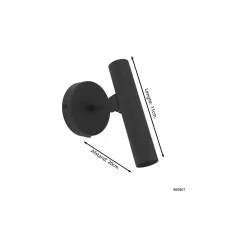 Eglo Vägglampa Almudaina Stål Svart 5W 480lm - 830 Varm Vit | IP20