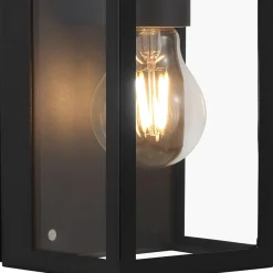 Eglo Vägglampa Amezola Stål Svart | IP44 - Passande För 2x E27