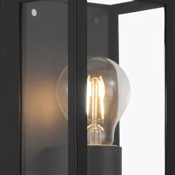 Eglo Vägglampa Amezola Stål Svart | IP44 - Passande För 2x E27