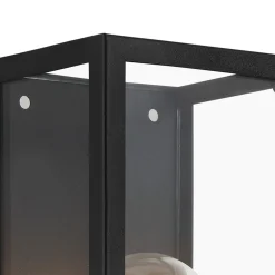 Eglo Vägglampa Amezola Stål Svart | IP44 - Passande För 1x E27