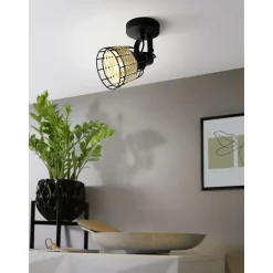 Eglo Vägglampa Anwick 1 Stål Svart | Passande För 1x E27