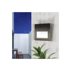 Eglo Vägglampa Aracena Aluminium Svart 3W 500lm - 840 Kallvit