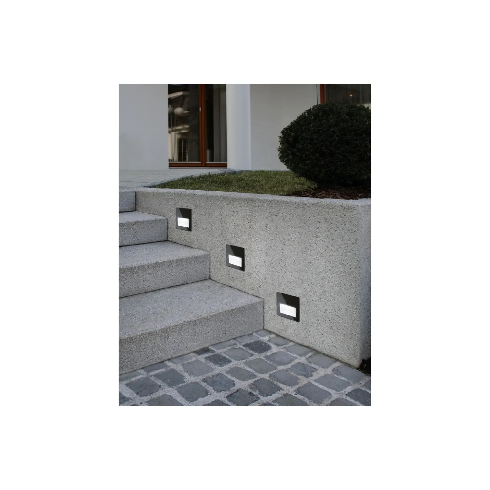 Eglo Vägglampa Aracena Aluminium Svart 3W 500lm - 840 Kallvit