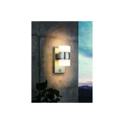 Eglo Vägglampa Atollari Aluminium Rostfritt Stål Up & Down 4W 360lm - 830 Varm Vit | IP44