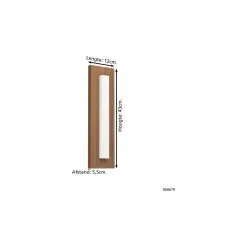 Eglo Vägglampa Bitetto Stål Brun 7W 770lm - 830 Varm Vit | IP65