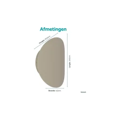Eglo Vägglampa Briale Aluminium Sanded 4W 800lm - 830 Varm Vit | IP44