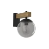 Eglo Vägglampa Bufalata Stål Svart | IP54 - Passande för 1x E27