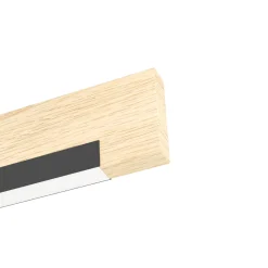 Eglo Vägglampa Camacho Stål Svart Trä 96W 1050lm - 830 Varm Vit