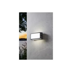 Eglo Vägglampa Camarda Aluminium Antracit 10W 1200lm - 840 Kallvit | IP54