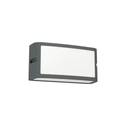 Eglo Vägglampa Camarda Aluminium Antracit 10W 1200lm - 840 Kallvit | IP54