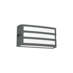 Eglo Vägglampa Camarda Aluminium Antracit | IP54 - Passande för 1x E27