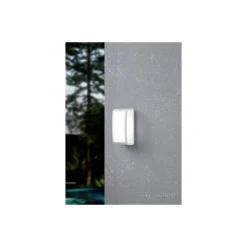 Eglo Vägglampa Camarda Aluminium Vit 10W 1200lm - 840 Kallvit | IP54