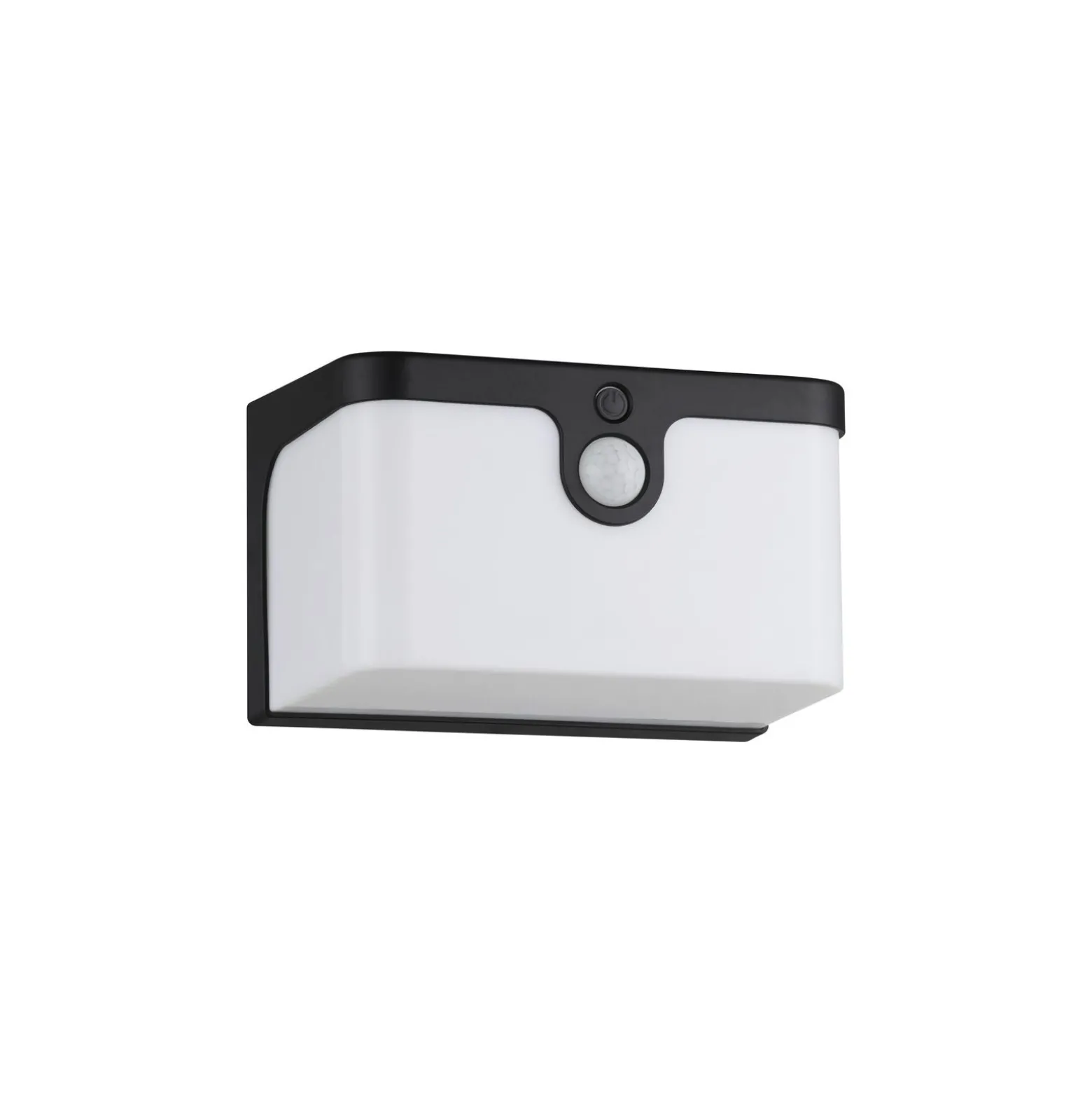 Eglo Vägglampa Croara Solar Svart 7W 800lm - 830 Varm Vit | IP65 - Rörelsesensor