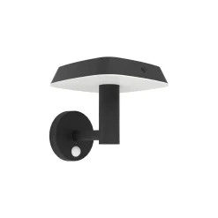 Eglo Vägglampa Dreoli Solar Svart 8W 970lm - 830 Varm Vit | IP65 - Rörelsesensor