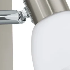 Eglo Vägglampa Enea Stål Vit | Passande För 1x E14
