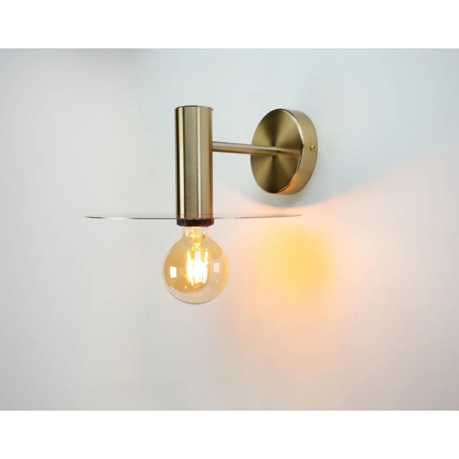 Eglo Vägglampa Escandell Stål Guld | Passande För 1x E27