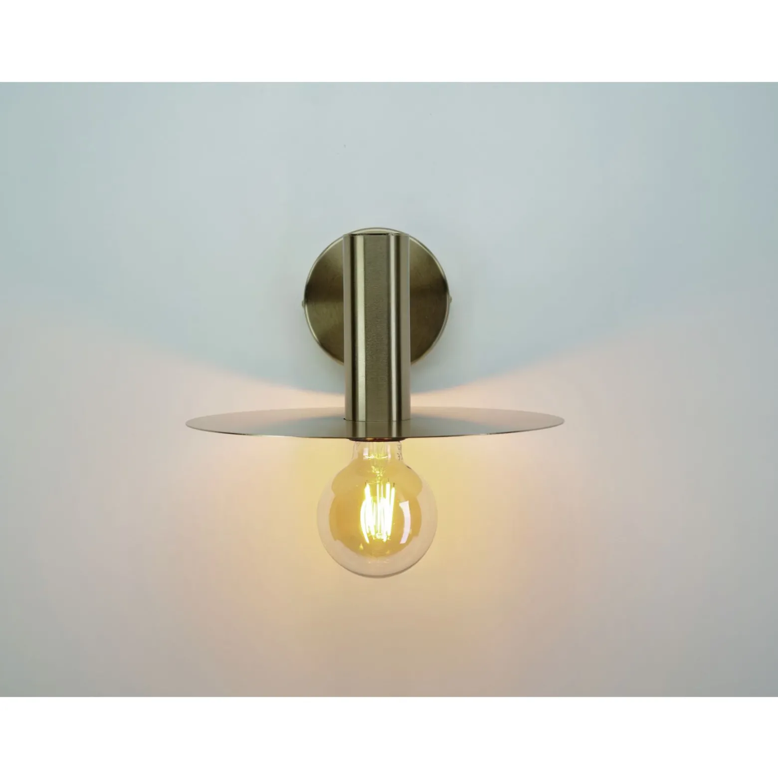 Eglo Vägglampa Escandell Stål Guld | Passande För 1x E27