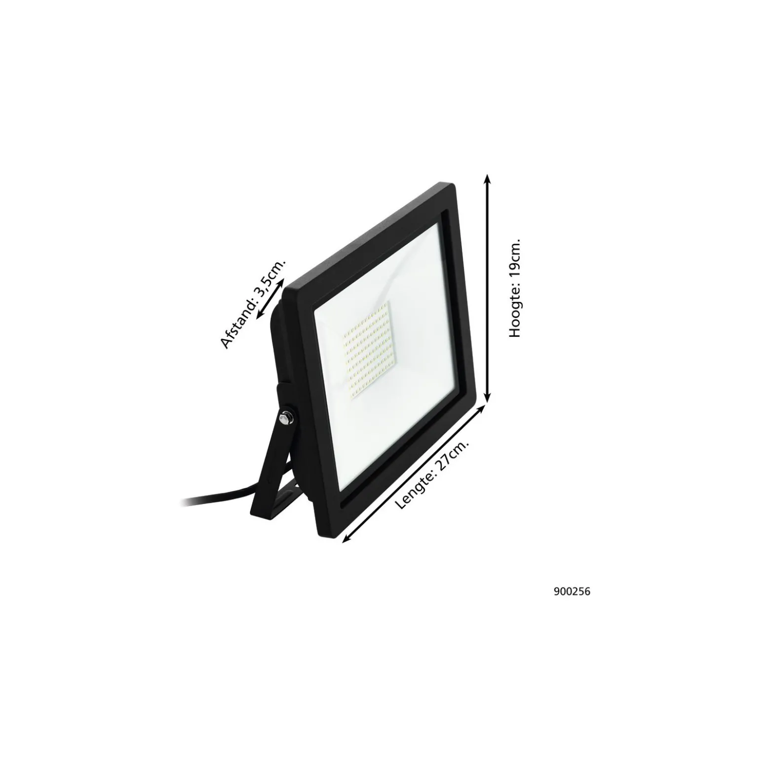 Eglo Vägglampa Faedo 3 Aluminium Svart 102W 11100lm - 850 Kallvit | IP65