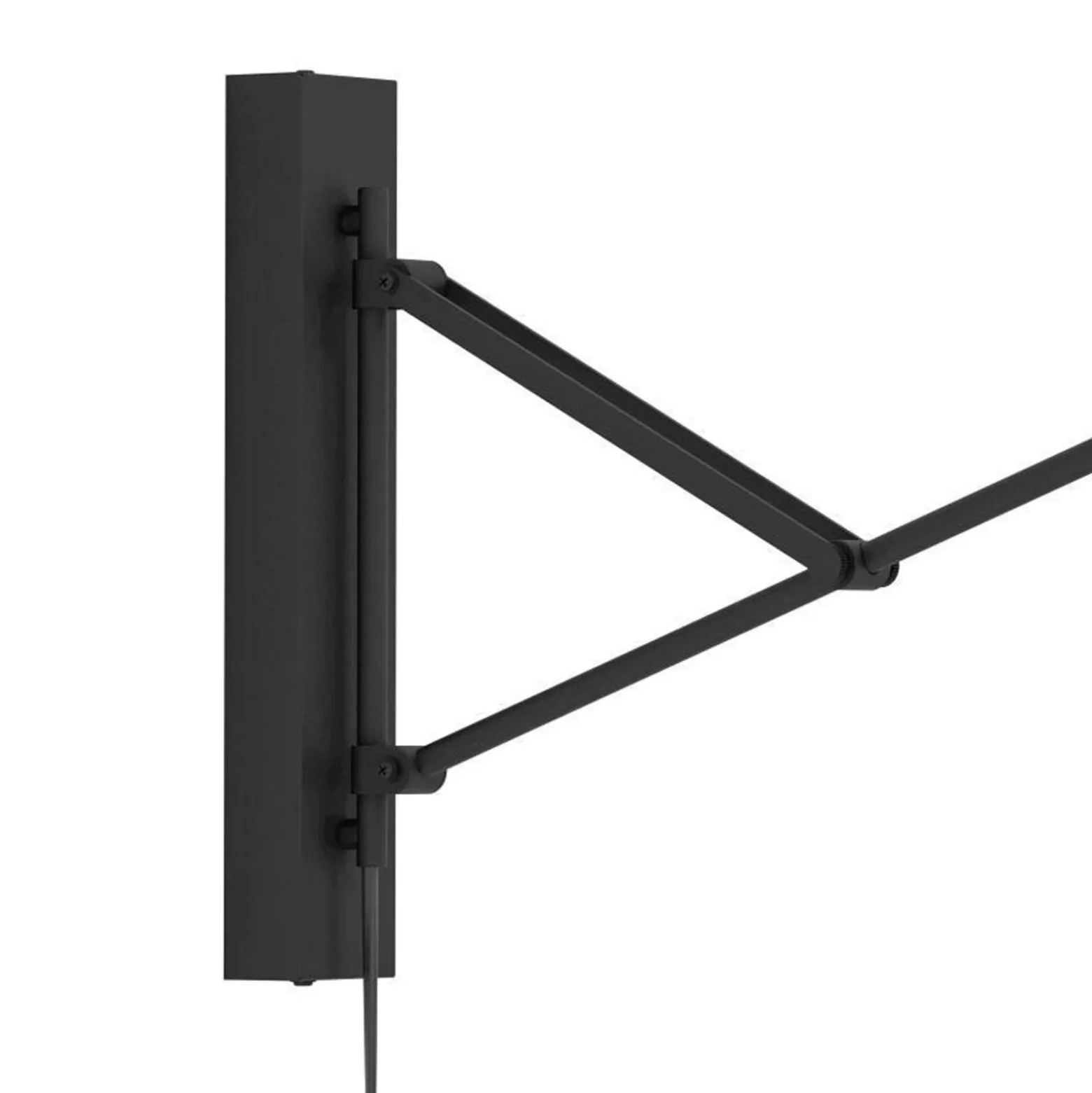 Eglo Vägglampa Forcadet Stål Svart | Passande För 1x E27