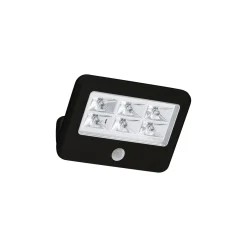Eglo Vägglampa Gavello Svart 840 Kallvit | IP54 - Rörelsesensor