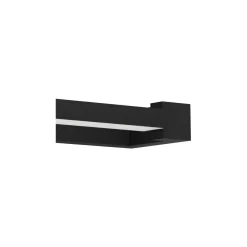 Eglo Vägglampa Gemiliana Stål Svart 8.9W 1000lm - 840 Kallvit | IP44
