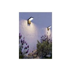 Eglo Vägglampa Grottazzolina Aluminium Svart 10W 1280lm - 830 Varm Vit | IP65