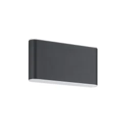 Eglo Vägglampa Grutti Aluminium Antracit 5W 630lm - 830-840-865 CCT | IP65