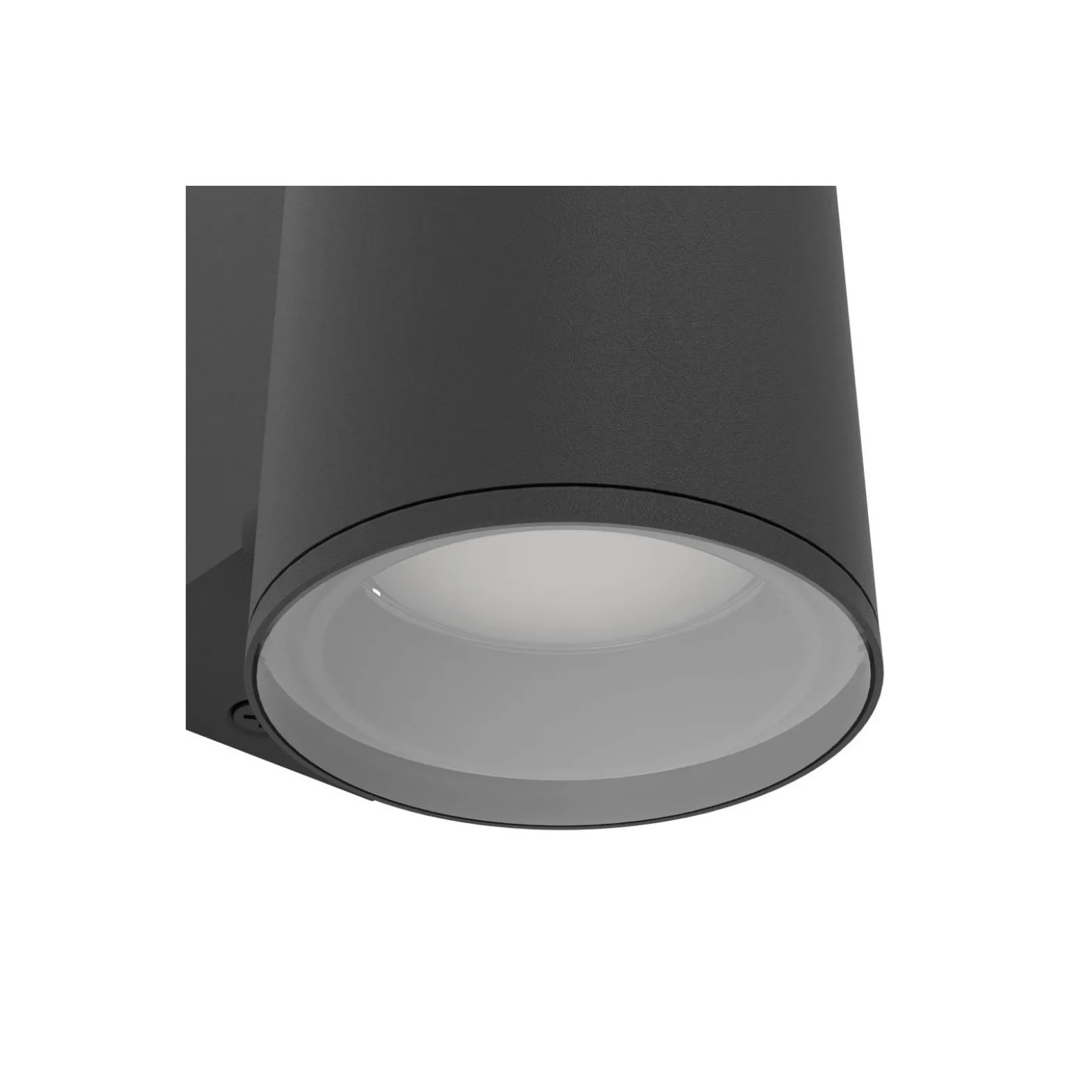 Eglo Vägglampa Izzalini Utomhus Stål Svart 2.8W 250lm - 830 Varm Vit | Passande för GU10
