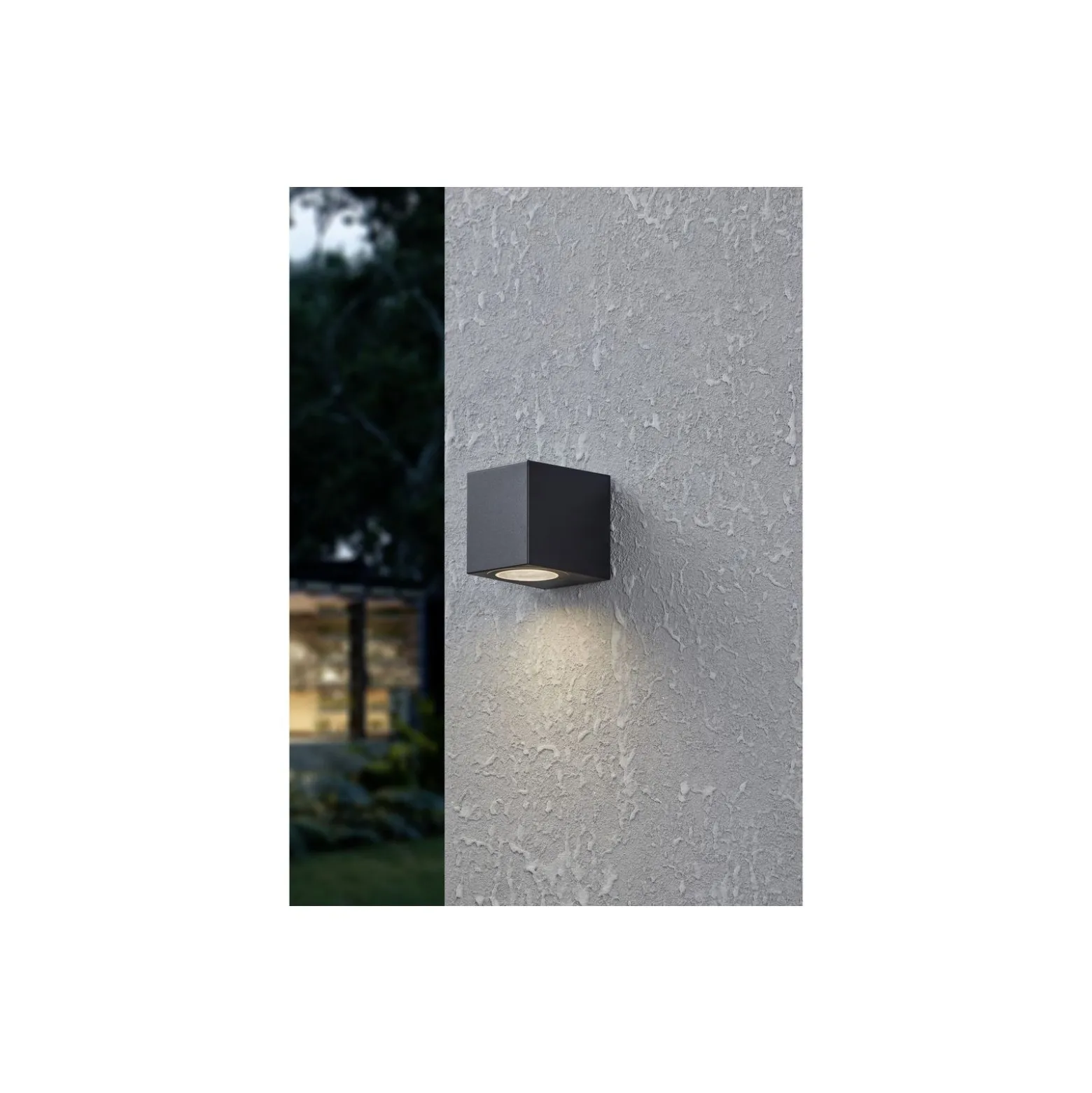 Eglo Vägglampa Jabaga Svart 4W 400lm - 830 Varm Vit | IP44