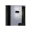 Eglo Vägglampa Lesmo Aluminium Svart 2W 390lm - 830 Varm Vit | IP54