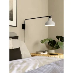 Eglo Vägglampa Matlock Stål Grå Svart | Passande För 1x E27