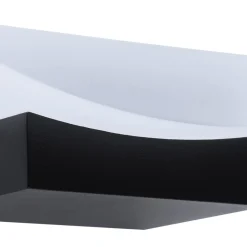 Eglo Vägglampa Metrass Aluminium Svart 56W 680lm - 830 Varm Vit