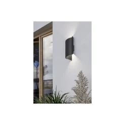 Eglo Vägglampa Montarello Stål Svart Up & Down 4W 510lm - 827-840-860 CCT | IP54