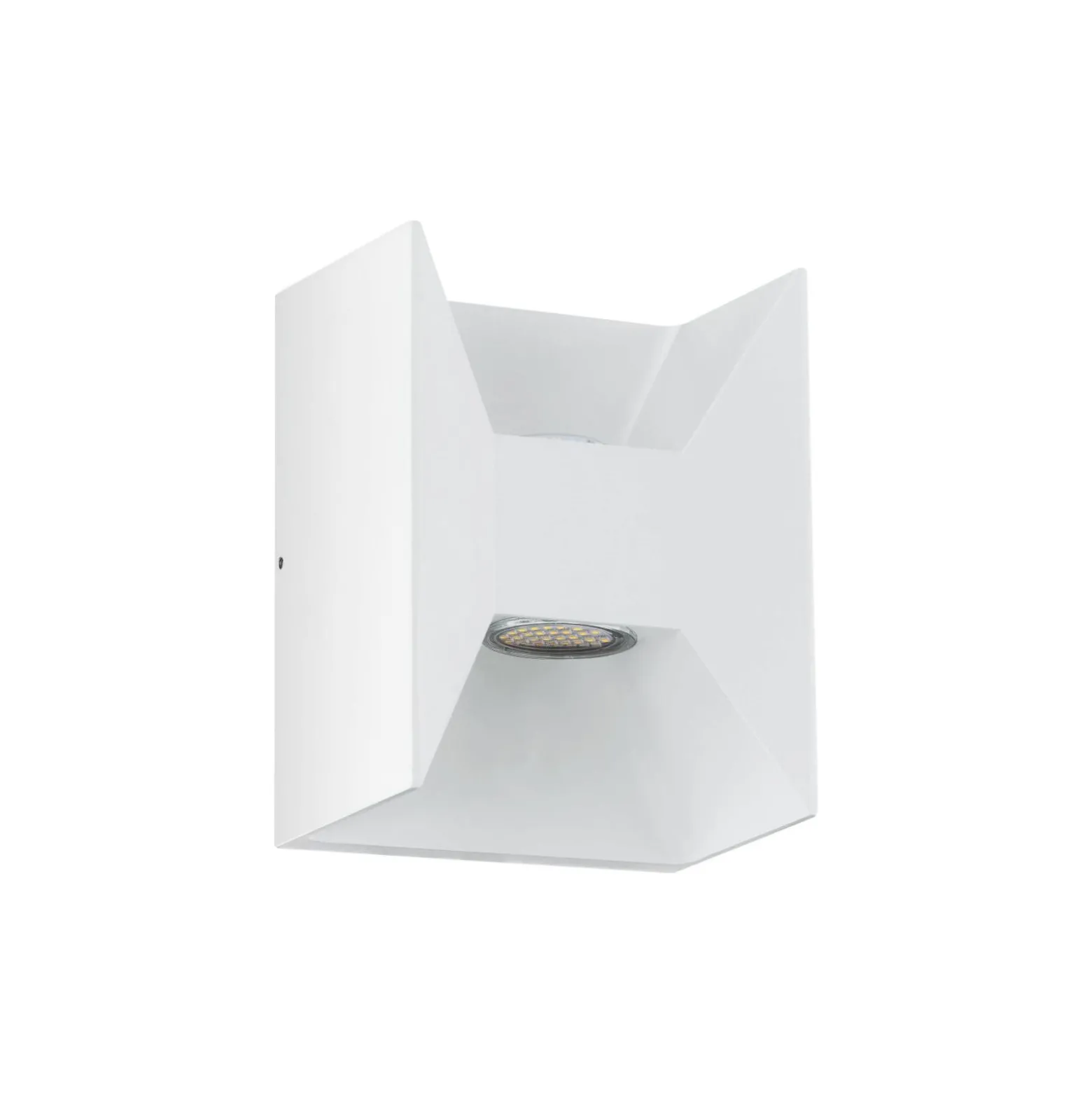 Eglo Vägglampa Morino Utomhus Aluminium Vit Up & Down 5W 460lm - 830 Varm Vit
