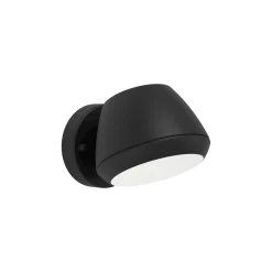 Eglo Vägglampa Nivarolo Stål Svart 4W 400lm - 830 Varm Vit | IP54