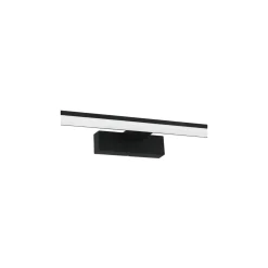 Eglo Vägglampa Pandella 1 Aluminium Svart Badrumsbelysning 14W 1700lm - 840 Kallvit | IP44