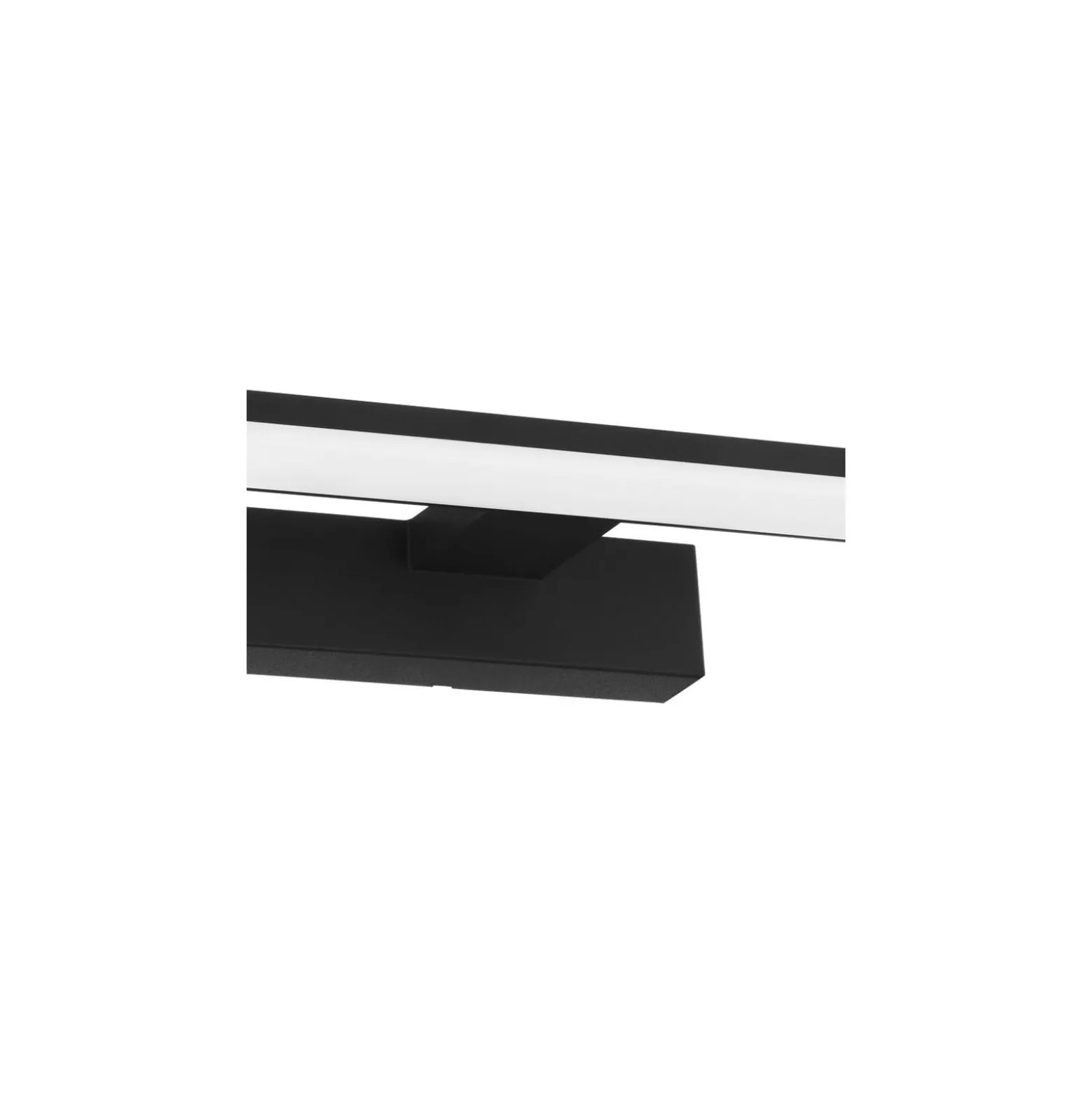 Eglo Vägglampa Pandella 1 Aluminium Svart Badrumsbelysning 7.4W 900lm - 840 Kallvit | IP44