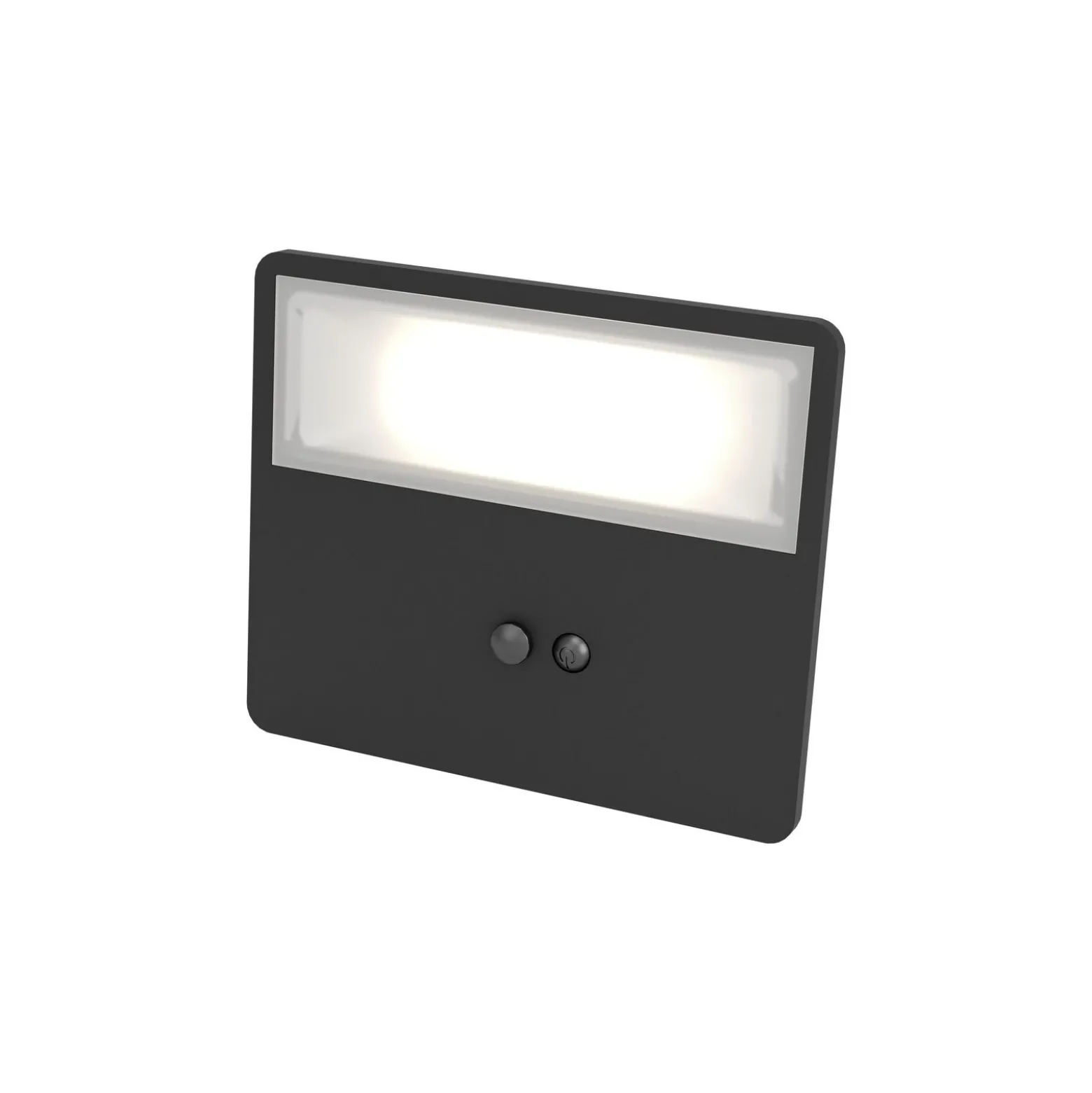 Eglo Vägglampa Panettieri Solar Svart 6W 860lm - 840 Kallvit | IP65 - Rörelsesensor