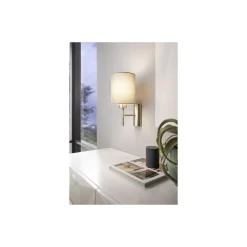 Eglo Vägglampa Pasteri Stål Satin Nickel | IP20 - Passande för 1x E27