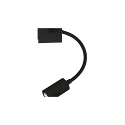 Eglo Vägglampa Pasteri Stål Svart | IP20 - Passande för 1x E27