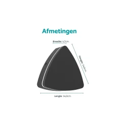 Eglo Vägglampa Pedersano Aluminium Svart 8W 800lm - 827-840-865 CCT | IP44