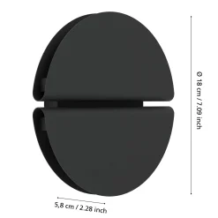 Eglo Vägglampa Pianosa Rostfritt Stål Svart 45W 620lm - 827-865 Justerbar Vit | IP44