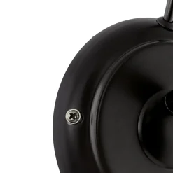 Eglo Vägglampa Priddy Stål Svart | Passande För 1x E27