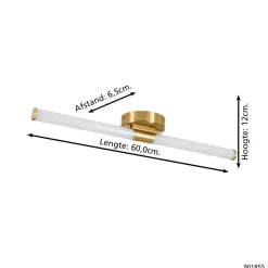 Eglo Vägglampa Ramola Stål Guld 11W 1200lm - 830-865 Justerbar Vit | IP44