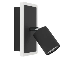 Eglo Vägglampa Rimbocchi 1 Stål Svart 7W 850lm - 830 Varm Vit