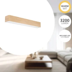 Eglo Vägglampa Sania 6 Stål Brun 265W 3200lm - 830 Varm Vit | IP44