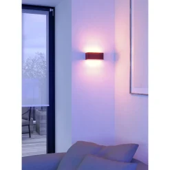 Eglo Vägglampa Sania-Z Aluminium Svart 10W 1180lm - 827-865 Justerbar Vit | IP55 - Dimbar