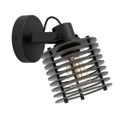 Eglo Vägglampa Segovia Stål Svart | Passande För 1x E27