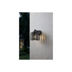 Eglo Vägglampa Selinus Stål Svart | IP65 - Passande för 1x E27