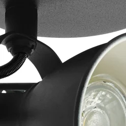 Eglo Vägglampa Seras 2 Stål Svart 2W 250lm - 830 Varm Vit